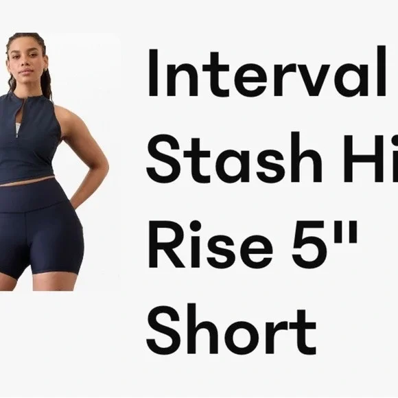 Athleta 2025 spandex shorts pockets blue - xxs - Picture 6 of 6